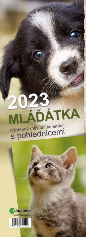 neuveden: Kalendář 2023 Mláďátka, pohlednicový