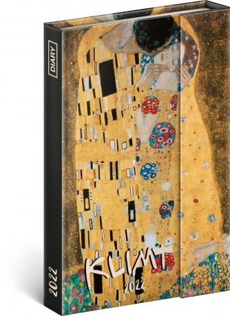 neuveden: Diář 2022: Gustav Klimt - týdenní, magnetický, 11 x 16 cm (západní verze)
