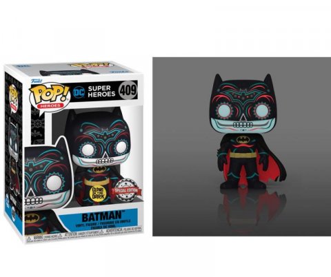 neuveden: Funko POP Heroes: Dia De Los DC- Batman (exclusive special edition GITD)