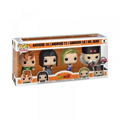 neuveden: Funko POP Animation: Dragon Ball Z - Android 16, Android 17, Android 18 & D neuveden: Funko POP Animation: Dragon Ball Z - Android 16, Android 17, Android 18 & D
