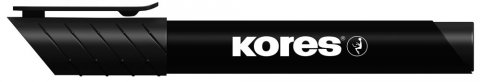 neuveden: Kores K-MARKER Permanentní popisovač, kulatý hrot 3 mm, černý neuveden: Kores K-MARKER Permanentní popisovač, kulatý hrot 3 mm, černý