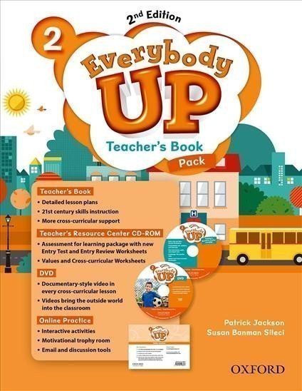 Jackson Patrick: Everybody Up 2 Teacher´s Book Pack with DVD, Online Practice and Teacher´s 