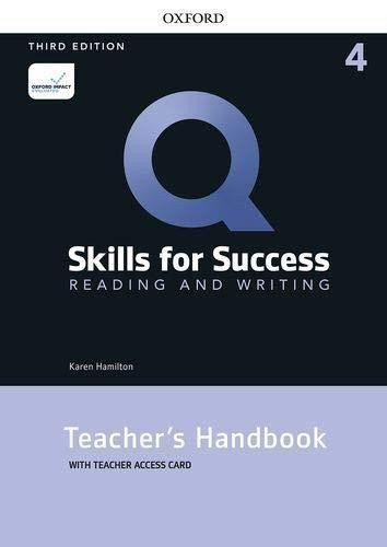 Hamilton Karen: Q Skills for Success 4 Reading & Writing Teacher´s Handbook with Teacher´s 
