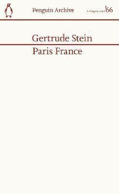 Steinová Gertrude: Paris France