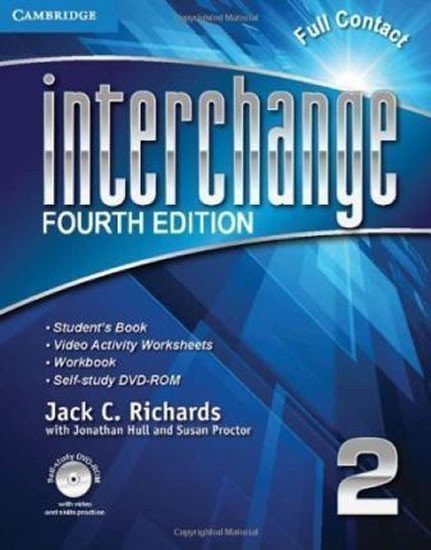 Richards Jack C.: Interchange 2 Full Contact with Self-study DVD-ROM, 4th edition