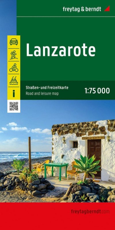 neuveden: Lanzarote 1:75 000 / automapa + rekreační mapa