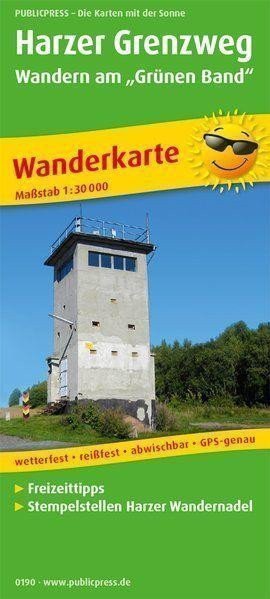 neuveden: Harzer Grenzweg turistika na Green Belt 1:30 000 / turistická mapa
