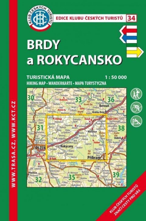 neuveden: KČT 34 Brdy a Rokycansko 1:50 000