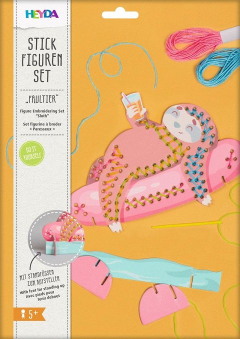 neuveden: HEYDA vyšívací set - lenochod