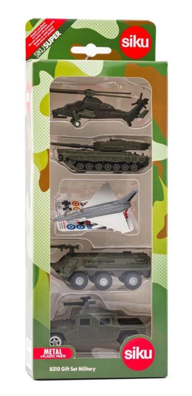 neuveden: SIKU Military Sada vojenských vozidel, 5 ks