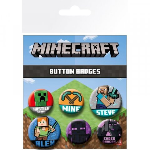neuveden: Sada odznaků Minecraft