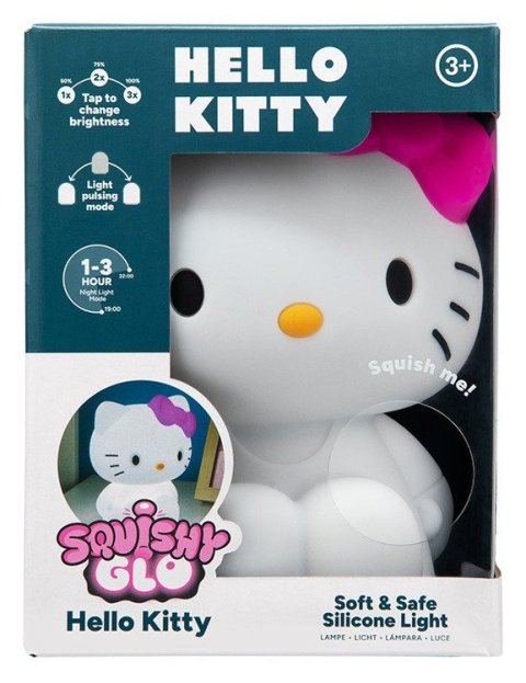 -: SquishyGlo Silikonové světlo - Hello Kitty