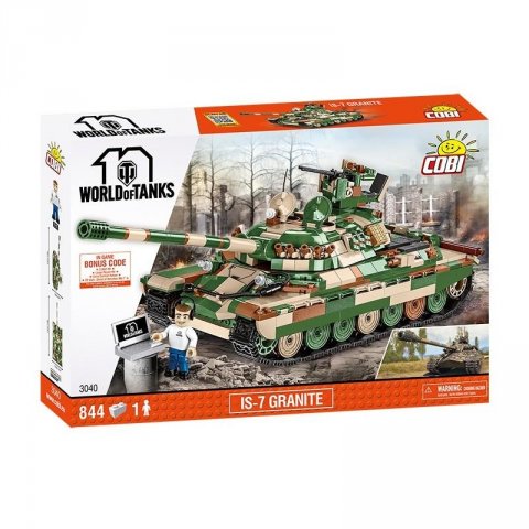neuveden: Stavebnice COBI WOT IS-7 Granite, 844 k, 1 f