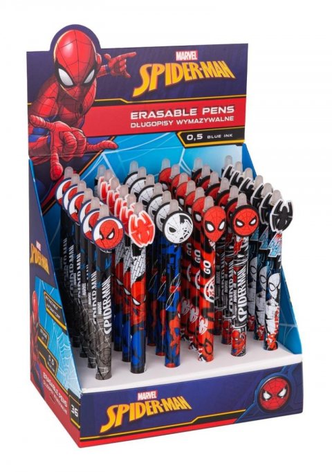 neuveden: Gumovatelné pero Spiderman - mix motivů