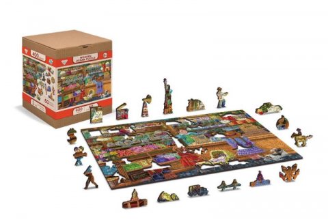 neuveden: Wooden City Puzzle Obchod 200 dílků, dřevěné neuveden: Wooden City Puzzle Obchod 200 dílků, dřevěné