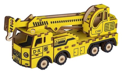 neuveden: 3D Dřevěné puzzle: Jeřábový vůz