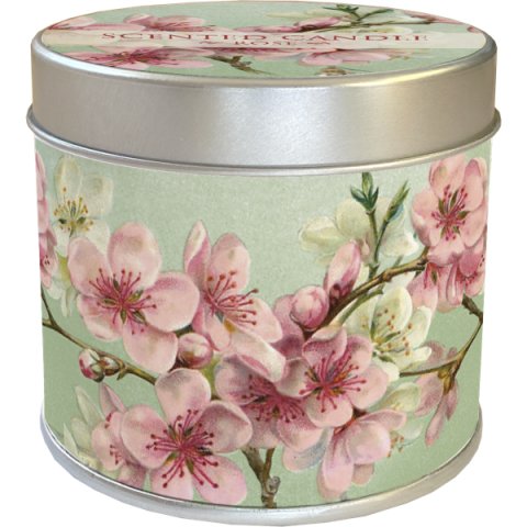 -: Vonná svíčka v plechové dóze Summer Bouquets Sakura