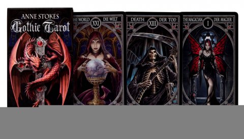 neuveden: Piatnik Tarot Anne Stokes Gothic
