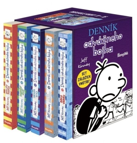 Kinney Jeff: Denník odvážneho bojka BOX 11-15 (slovensky)
