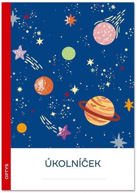 neuveden: Optys Úkolníček A5, 20 listů - Vesmír neuveden: Optys Úkolníček A5, 20 listů - Vesmír