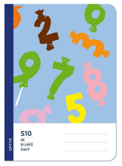 neuveden: Optys Školní sešit 510 bezdřevý čistý - čísla