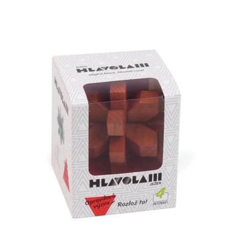 neuveden: Dřevěný hlavolam - Ježek neuveden: Dřevěný hlavolam - Ježek