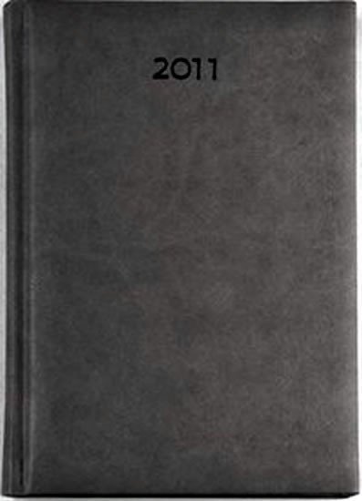 neuveden: Diář 2011 Print týdenní kapesní - šedá