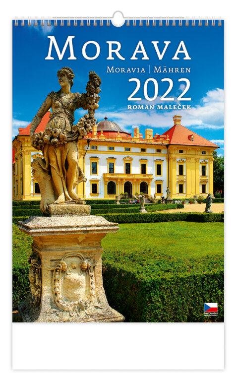 Maleček Roman: Kalendář nástěnný 2022 - Morava/Moravia/Mähren