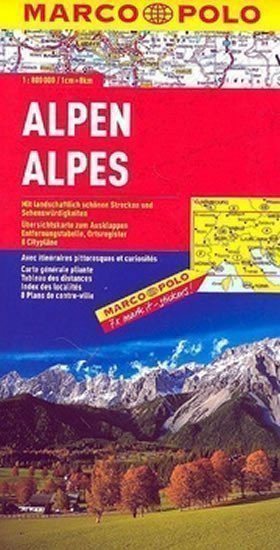 kolektiv autorů: Alpy/mapa 1:800T