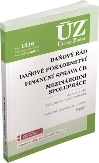 neuveden: ÚZ 1316 Daňový řád, Finanční správa, Daňové poradenství, Platby v hotovosti