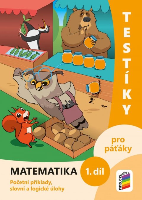 neuveden: Testíky pro páťáky – matematika, 1. díl (barevný pracovní sešit)
