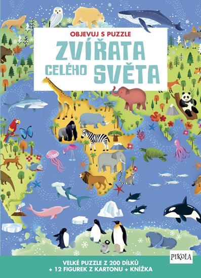 neuveden: Objevuj s puzzle: Zvířata celého světa