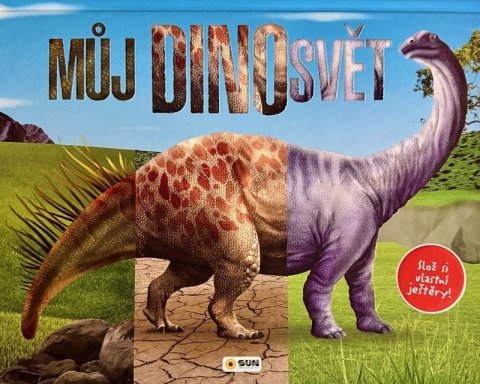 -: Můj Dino Svět - Slož si vlastní ještěry - XL Kniha