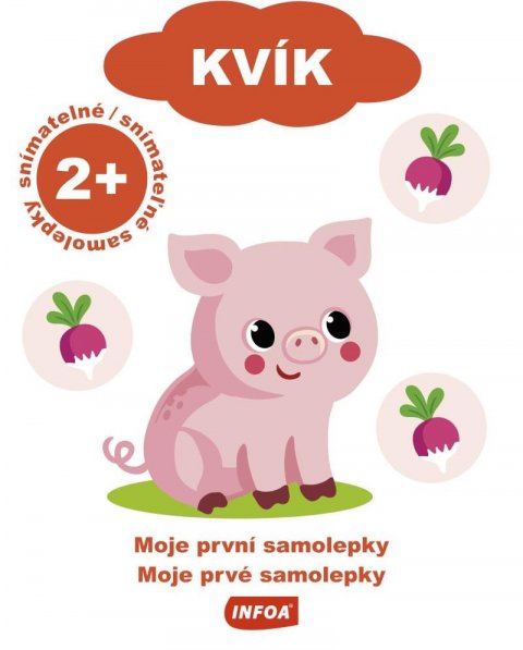 neuveden: Moje první samolepky / Moje prvé samolepky - Kvík