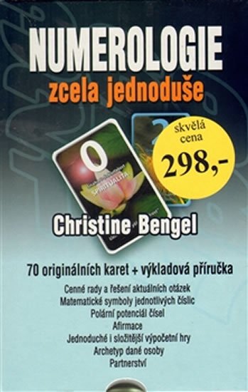 Bengel Christine: Numerologie zcela jednoduše (kniha + 70 karet)