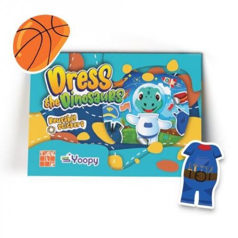 neuveden: Sada s nálepkami - Obleč si dinosaury