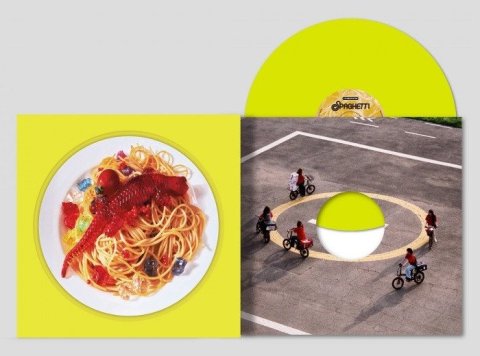 -: LP Le Sserafim: Spaghetti (Neon Yellow Version)