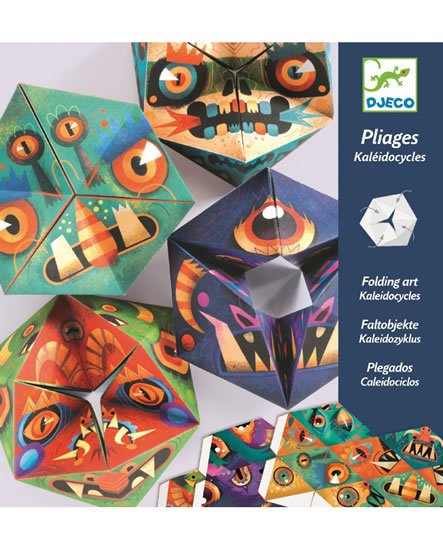 neuveden: Djeco Kaleidocykly - papírová skládačka - monstra