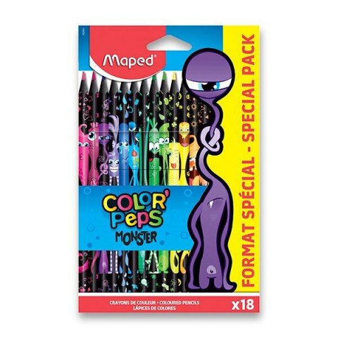 neuveden: Maped Pastelky Color´ Peps Monster 12 ks