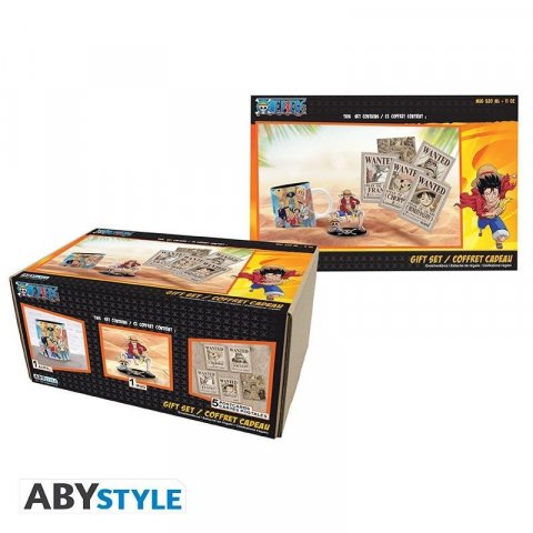 neuveden: One Piece set Hrnek 320 ml + 2D figurka + pohlednice - Luffy neuveden: One Piece set Hrnek 320 ml + 2D figurka + pohlednice - Luffy