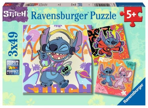 neuveden: Puzzle Disney: Stitch 3x49 dílků