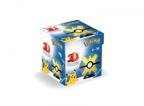 neuveden: 3D Puzzle-Ball: Pokémon Quick Ball 54 dílků