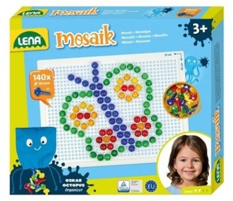 neuveden: Mozaika klobouček 1 cm krystal /140 ks