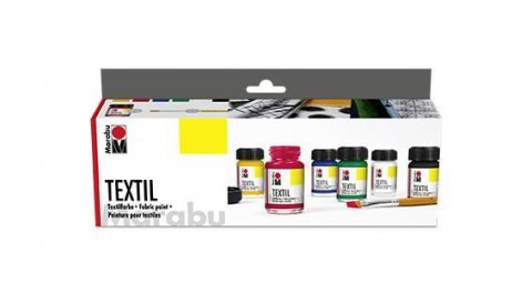 neuveden: Marabu barva na textil sada 6 x 15 ml