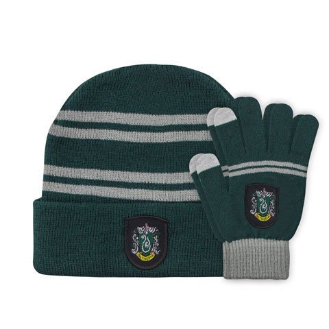 neuveden: Harry Potter Set Zmijozel (Čepice a rukavice)