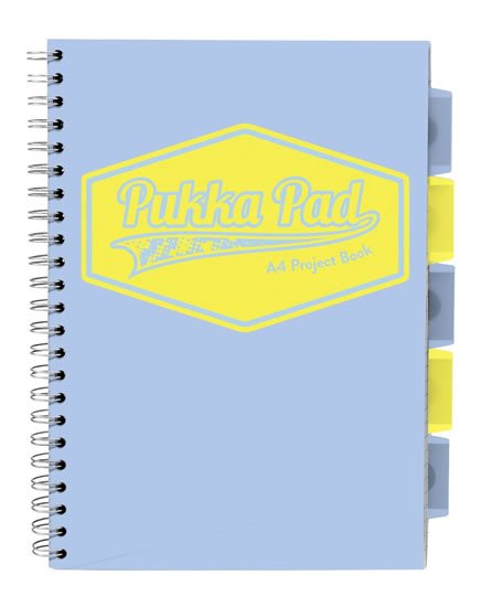 neuveden: Pukka Pad Projektový blok Pastel A4, papír 80g, 100 listů, světle modrý