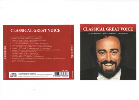 neuveden: CD Classical Great Voice