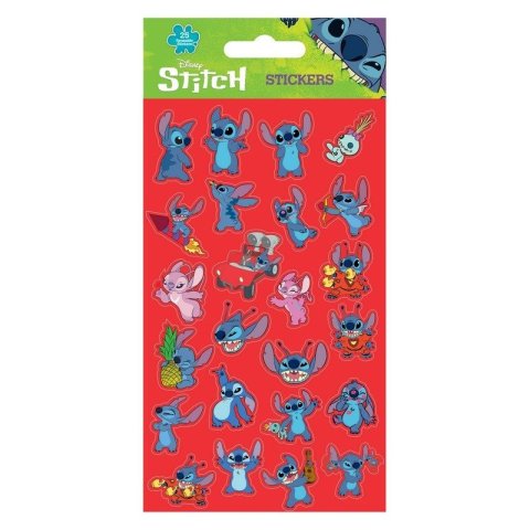 neuveden: Samolepky Lilo a Stitch červené