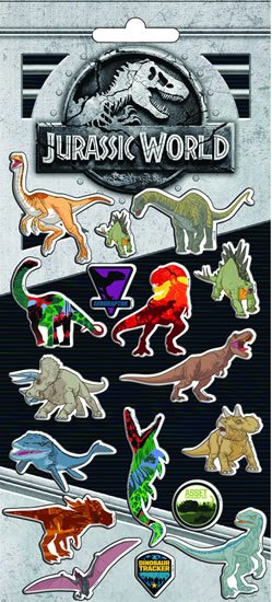 neuveden: Bublinkové nálepky Jurassic