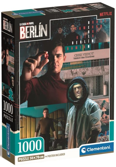 neuveden: Puzzle La Casa de Papel: Berlin - Šéf 1000 dílků neuveden: Puzzle La Casa de Papel: Berlin - Šéf 1000 dílků